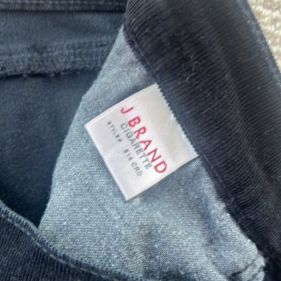 J BRAND CIGARETTE BLACK CORDUROY JEANS - Picture 4 of 8